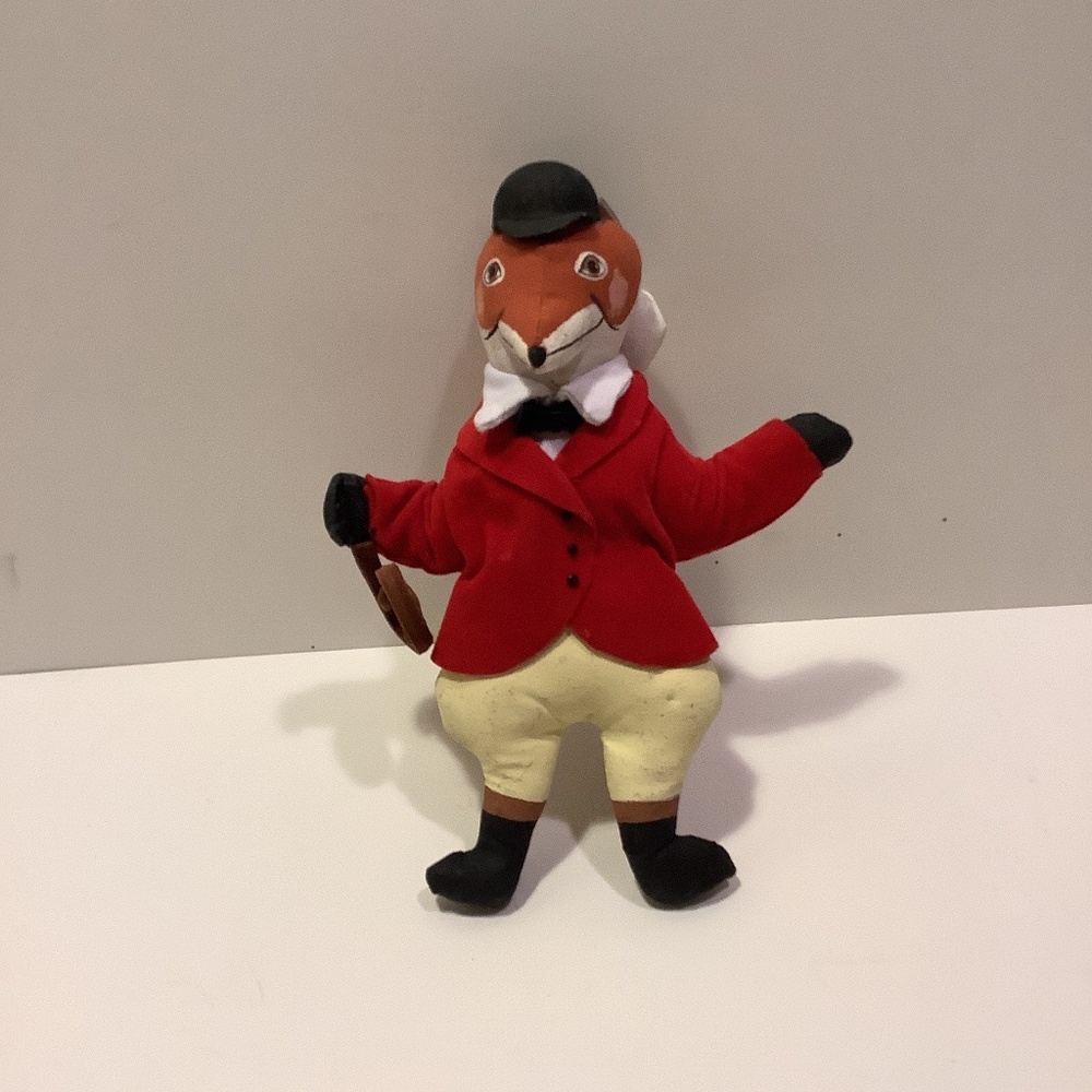 Vintage fox hunt ornament